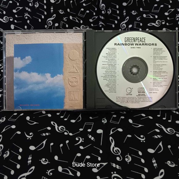 Greenpeace - Rainbow Warriors - Various Artists - 1989 CD - 14 Songs - Picture 2 of 3